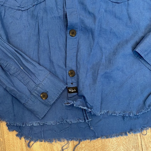 Rails patch work button down - Picture 5 of 6